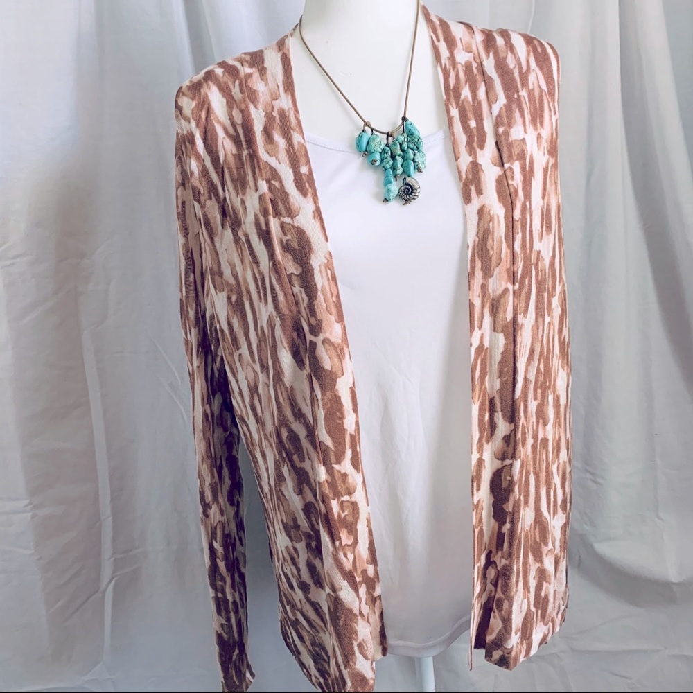 Chico’s Animal Print Cardigan